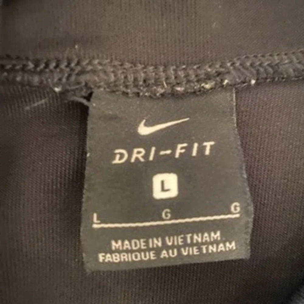 Nike Dri-FIT Mens Black Short Sleeve Hoodie Pullover Activewear Large